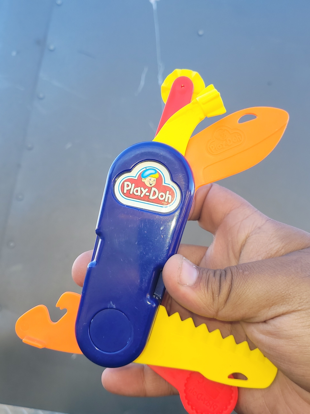Vintage 1987 PLAY-DOH Fun Cutter Swiss Army Knife Multi Tool Toy #Vintage #toys